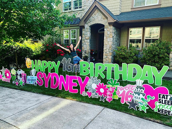 Birthday Yard Sign Rental in Belleville Illinois